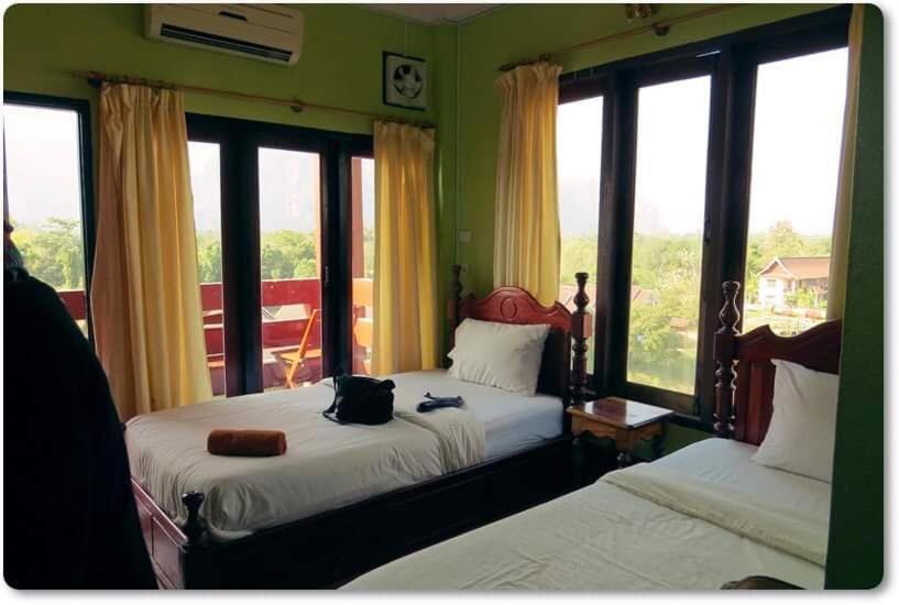 Vang Vieng Mountain View Hotel Exteriér fotografie